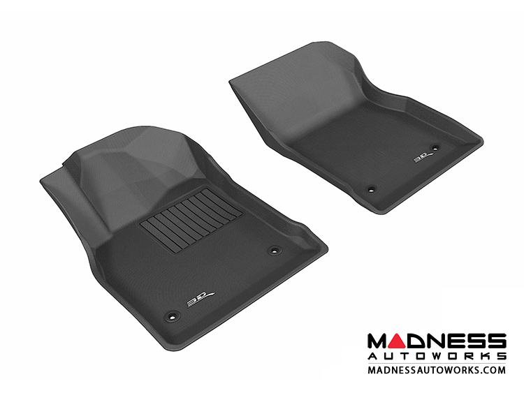 Chevrolet Cruze Floor Mats (Set of 2) - Front - Black by 3D MAXpider (2011-2015)
